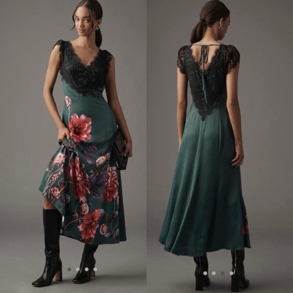 L14. {Anthro} Lace dress - Picture 1 of 2